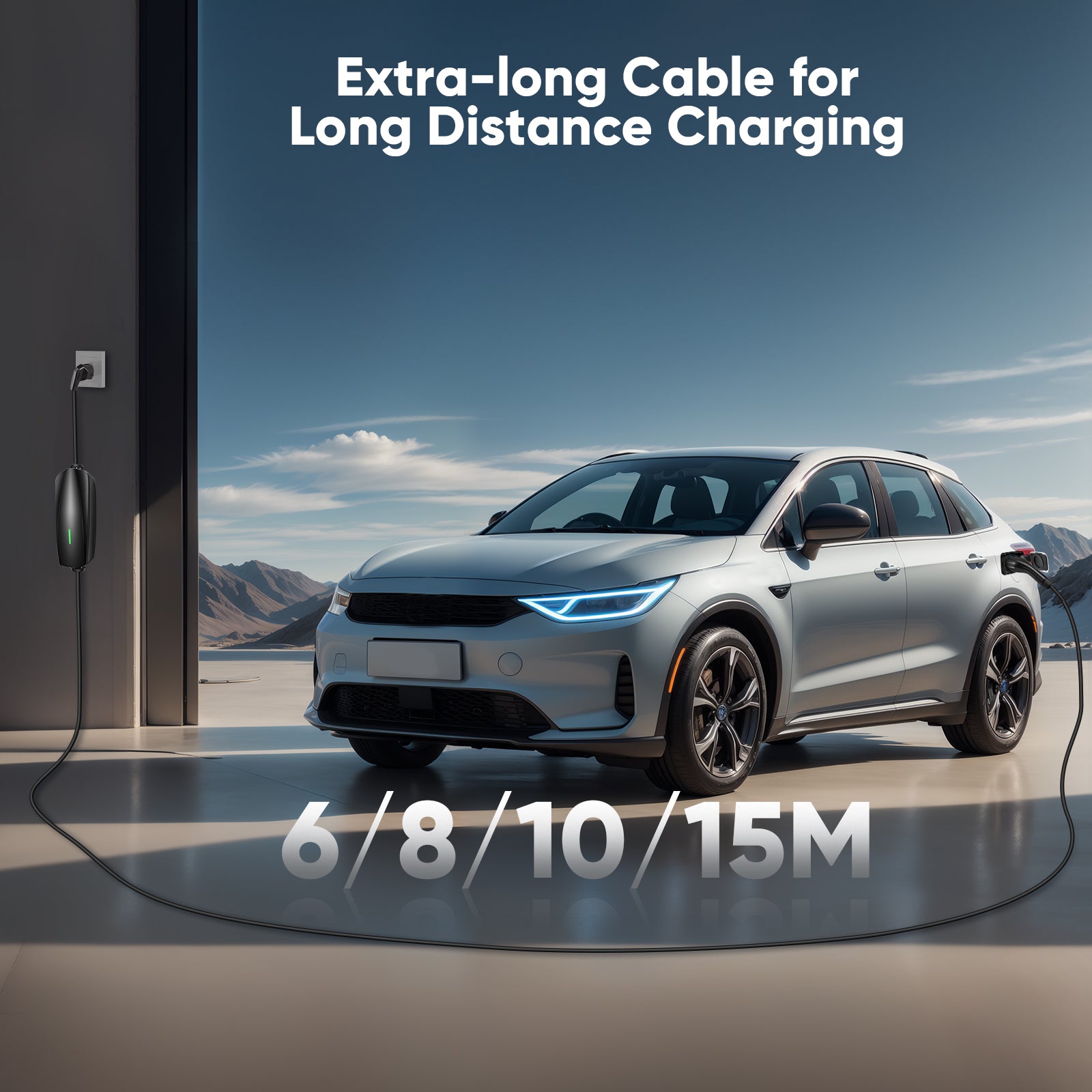 EVJUICION EV Charger APP Control 6-13A Adjustable, 0-24H Delay Charging Electric Car Charger